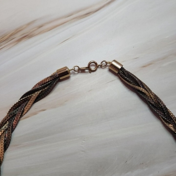 Vintage Multi Tone Serpent Chain Necklace - Picture 3 of 8